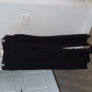 Alfani Size 1X Black Straight Leg Sweater Pant